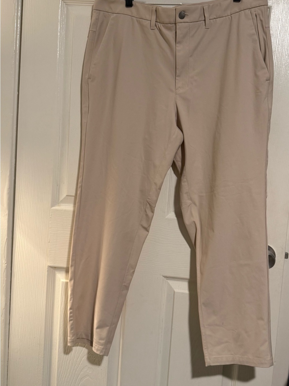 CRZ YOGA Men's Light Khaki Chino golf Pants size 38x31